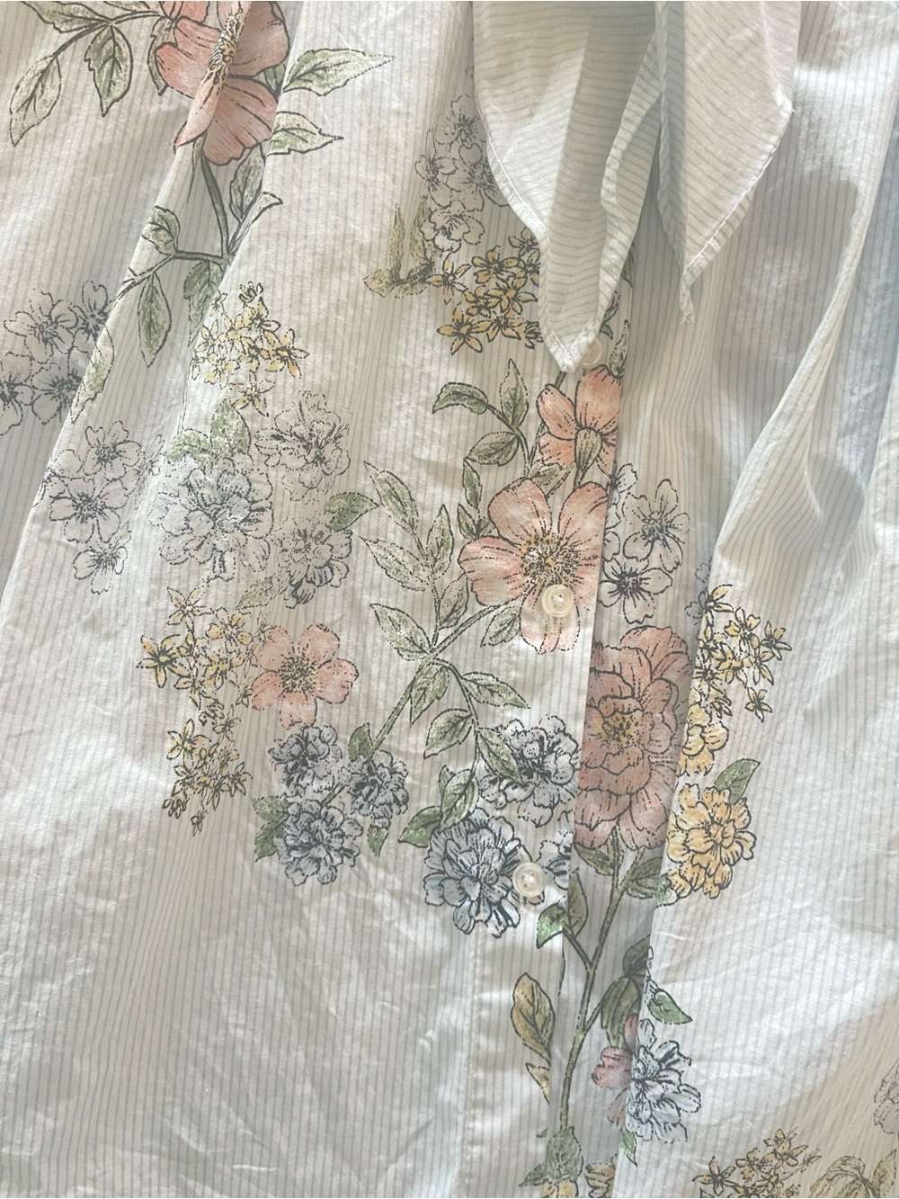 lightweight Floral summer Dress Casual Coastal brunch Beach  Summer Cotton - Picture 6 of 16